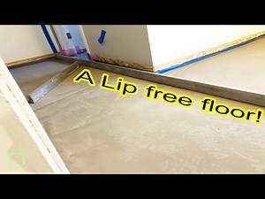 Prepping a concrete floor for tile