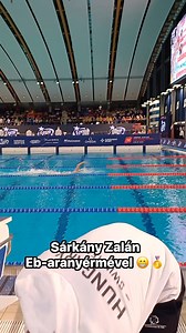 Helyszíni stábunknak közelebbről is megmutatta Sárkány Zalán legújabb érmét. 😎🇭🇺 | M4 Sport