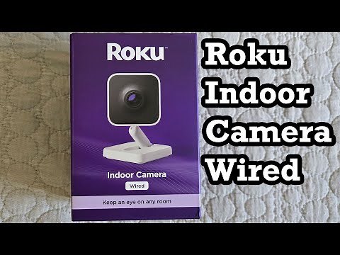 Roku Indoor Camera Wired SCS11R Smart Home Security Unboxing Setup Review