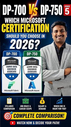 DP-700 vs DP-750: Which Microsoft Certification Should You Choose in 2026? 🔥