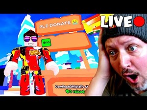 Hvor Mange Robux KAN JEG TJENE på 1 TIME! -🔴LIVE (PLS DONATE CHALLENGE)