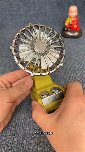 “Mini fan, maximum chill ❄️” #MiniFan #RetroFan