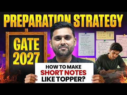 GATE 2027 Preparation | ECE & EE | How to Make Short Notes for GATE 2027 | Complete Guide