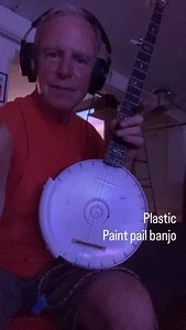 3 comments | In the tradition of building banjos from whatever’s on hand. I also built an 8 string fretless mud bucket banjo, this one is the traditional 5 string open back prototype. Enjoy! #scottcornwell #homemadeinstruments #homemadebanjo #plasticbucketinstrument | Scott Cornwell Music | Facebook