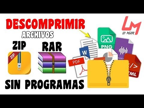 How to UNZIP RAR AND ZIP FILES Without Programs 📚 | Online