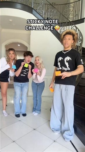 Sticky note challenge 😱 #shorts