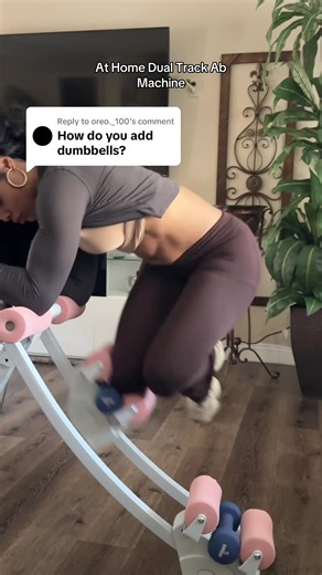 At Home Dual Track Ab Machine for Core Strength
