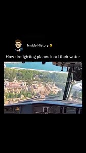 1.4M views · 10K reactions | Water-scooping firefighter planes—often...