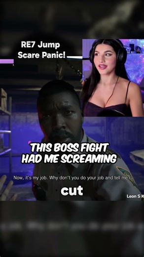 Resident Evil 7 Jump Scare Reaction! Boss FIGHT!!!