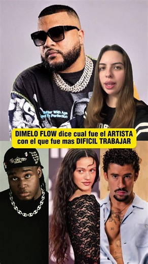 El productor Dimelo Flow dice con que artista se le hizo mas dificil trabajar #dimeloflow #rosalia #generourbano #musicalatina