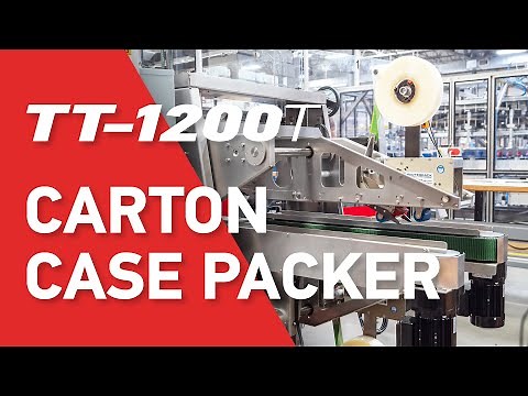 Case Packer For Rice Cartons - Top Load Model TT-1200T - Tishma Technologies