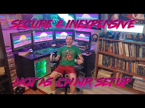 Secure, Inexpensive HOTAS Chair Setup