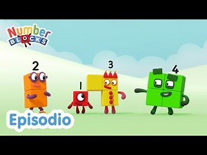 Numberblocks en Español | Episodios completos | Cuatro