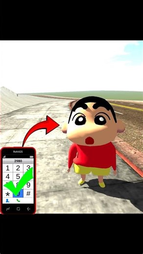 Shinchan का Cheat Code in Indian Bike Driving 3D #shorts #viralshort