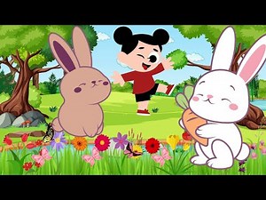 Two Little Rabbits |Preschool learning videos