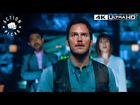 The Indominus Rex Goes On A Rampage | Jurassic World 4k HDR