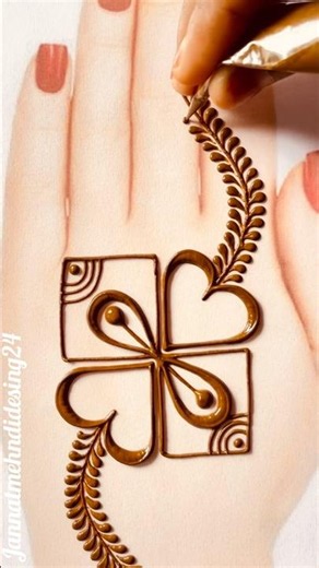 Simple & Beautiful Mehndi Design | Mehandi ka design | Arabic Mehndi design | Easy Mehndi Design