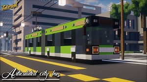【MINECRAFT汽车教程系列】如何制造一辆铰链式无轨城市公交