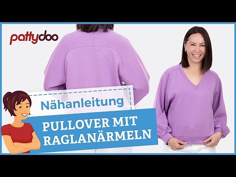 How to sew your perfect fall sweater in no time! 🍂 DIY tutorial: Raglan sweater with wide sleeves