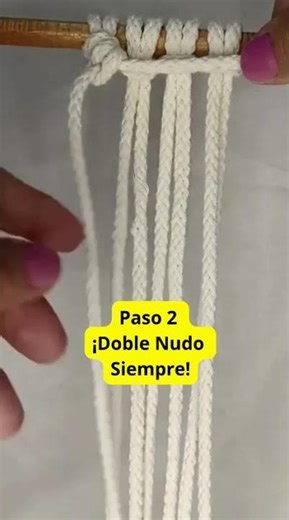 "Nudo Feston de Macramé: Paso a Paso✨"