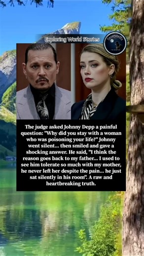 Johnny Depp stayed in his marriage because of his father's childhood influence