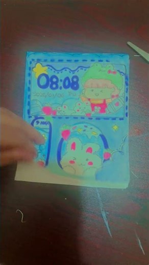 diy kawaii notebook #stiker #rainbowjournal