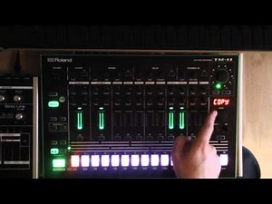Roland TR 8 Pattern Copy Function