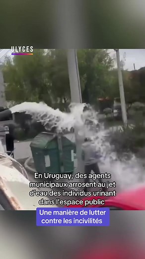 Uruguay : Canon à eau contre incivilités urinaires