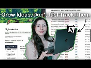 My Digital Garden Tour in Notion | steal my setup 👀🌱