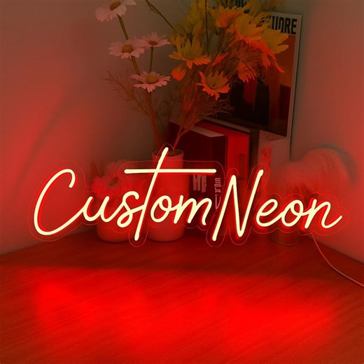 Custom Led Neon Sign,home & Wall Decor,aesthetic Handmade Neon Sign,personalized Led Neon Light Sign - Etsy