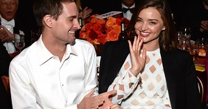 Miranda Kerr gets engaged, plugs Snapchat's new feature
