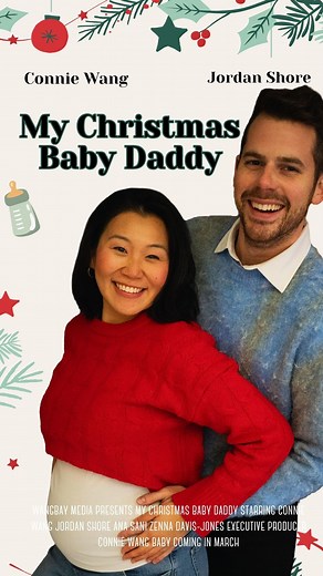 My Christmas Baby Daddy, the movie! Find out if John is my actual baby daddy?? 🎄🍼😧 Full thing on my YouTube Channel! Starring the terrific Jordan Shore, Ana Sani, Zenna Davis-Jones, the legendary Mike Kirby, and me and my unborn child 🐣 Big thanks to my mentee, @nicholas_santamaura, for making this with me! #conniethemom #christmas #christmasmovies #pregnant #conniewang | Connie Wang