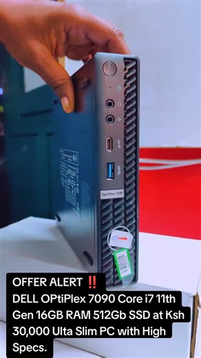 SPECIAL OFFER JUST FOR YOU ‼️ DELL OptiPLEX 7090 CORE i7 11th Generation 16Gb RAM 512Gb SSD Ultra Mini PC with SUPER Specs If you know you know 😅 at only kshs.30,000 - Visit us at Vedic House 2nd Floor Room 201/202 Mama Ngina Street - Call us on 0722356620 or www.compnetadvisory.com - #SalesInKenya #360Laptop #Dell #Hp #nairobitiktokers🇰🇪 #TikTok #TikTokKenya #Nairobi #nairobitiktokers🇰🇪 #CompnetAdvisory #Kenya #Sale #QuickSale #FreeLaptop #Desktop #UltraSlipDeskops #DesktopsInKenya #Deskto