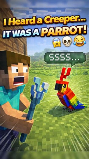 I Thought It Was a Creeper… 😭 #minecraft #trending #minecraftshorts #shortsfeed #java #tnt #gaming