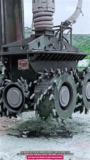 Rock Drum Cutter Machine for Heavy Excavation Works