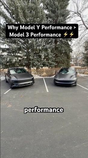 Why the Model Y Performance is Better Than the Model 3 Performance 😳⚡️