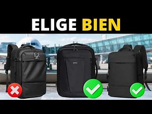 ✅ Top 5 Mochilas para Viajar en Avión en 2026 [Calidad Precio] Mejor Equipaje de Mano para Cabina