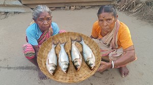 40K views · 924 reactions | Traditional Recipe by Grandmothers cooking Village Style Silvercup fish Curry with Ladies finger | Village Foods | Facebook
