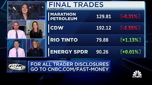 3.9K views · 32 reactions | Final trades! Here are the traders’ picks today… $MPC $CDW $RIO $XLE @karenfinerman, @timseymour, Julie Biel of @KARInvest, and @GuyAdami | CNBC Fast Money | Facebook