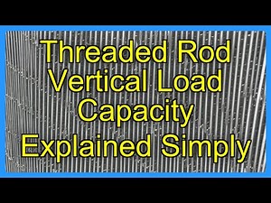 Threaded Rod Vertical Load Capacity Explained Simply