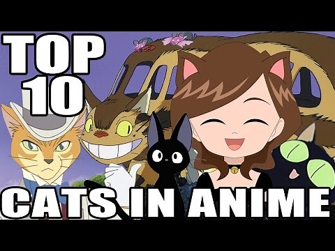 TOP 10 CATS IN ANIME!