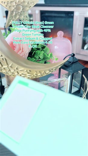 [FULLY Official Shop] Green Tomato Clay Mask Cleanser Pore Purifying with 49% Green Tomato Extract Sebum & Clogged Pore Care Exfoliation 4.05 fl.oz #usa #tiktokshop #fypage #fully #koreanskincare