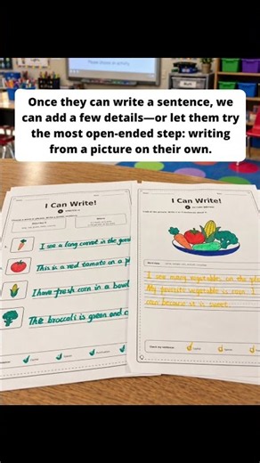 First Grade Sentence Writing Worksheets for Independent Writing Practice #sentencemaking #teacher