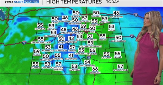 Well above normal temperatures and dry conditions settle in for Colorado and Denver