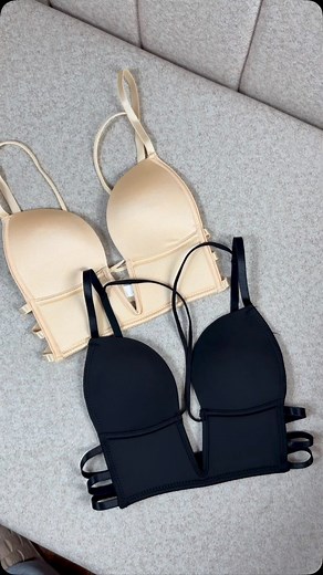SHECA on Instagram: "U-shaped Plunge Backless push up Bra available now Delivery all over Nepal Size : 32/34/36/38(AB) cup Color: skin/black Dm for price & Size Material : Nylon, Spandex (Seamless) Premium Quality Imported Bra Must Have Bra For Every Occasion One Bra for All your Needs #SHECA"