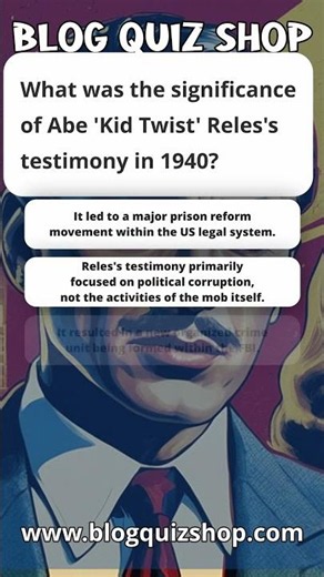 Murder Inc The Mafia and the Jewish Mob Question 9