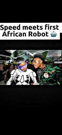 IShowSpeed Meets first African Robot 🤖 #ishowspeed