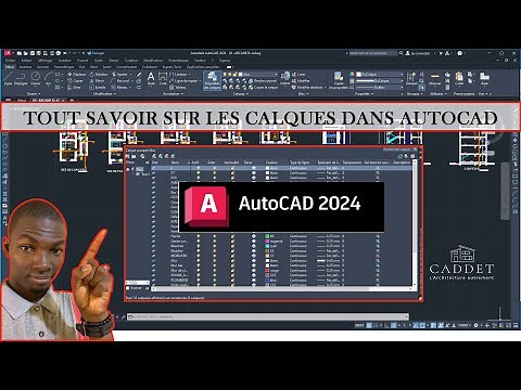 TOUT SAVOIR SUR LES CALQUES DANS AUTOCAD (TUTO AUTOCAD 2024)