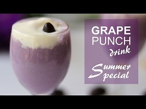 Ice Grape Drink Summer Special Drink | Fruit Milk Shake