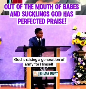 8.9K views · 356 reactions | Woooow my God this young lad can preach powerfully......樂樂來來來 | RHEMA TODAY | Facebook